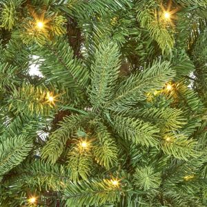 Christmas Crackers Xmas Tree 1.8m Pre-Lit Barneswood Spruce With Colour Switch Leds Artificial Christmas Crackers Xmas Tree 1.8m Pre-Lit Barneswood Spruce With Colour Switch Leds Artificial