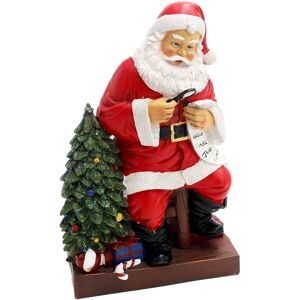 Jingles Santa With List Battery Light Up Christmas Ornament - Christmas Ornament Jingles Santa With List Battery Light Up Christmas Ornament - Christmas Ornament