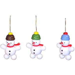 Fa. Volker Zenker Erzgebirgische Volkskunst Tree Decoration Snowmen Colorful With Hat Wxhxd 3.5x5x2.5cm New Christmas Fa. Volker Zenker Erzgebirgische Volkskunst Tree Decoration Snowmen Colorful With Hat Wxhxd 3.5x5x2.5cm New Christmas
