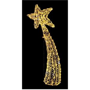 Christmas Crackers 2d Lit Soft Acrylic Warm White Shooting Star 120 Cm In/outdoors Xmas Decoration Christmas Crackers 2d Lit Soft Acrylic Warm White Shooting Star 120 Cm In/outdoors Xmas Decoration