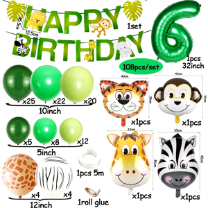 Does Not Apply 1 2 3 Year Old Kids Birthday Balloon Garland Arch Kit Animal Palm Leaves Birthda Does Not Apply 1 2 3 Year Old Kids Birthday Balloon Garland Arch Kit Animal Palm Leaves Birthda