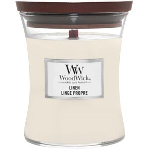 Woodwick Medium Hourglass Scented Candle Linen With Crackling Wick Burn T Woodwick Medium Hourglass Scented Candle Linen With Crackling Wick Burn T