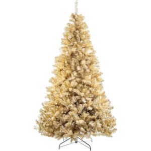 Artificial Christmas Tree 120cm, Shatchi Champagne Gold Tinsel Bushy Xmas Tree Artificial Christmas Tree 120cm, Shatchi Champagne Gold Tinsel Bushy Xmas Tree