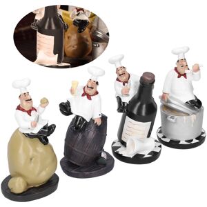 Model Chef Statue Figurines Decor With Potatoes Resin Ornaments Collectible Model Chef Statue Figurines Decor With Potatoes Resin Ornaments Collectible