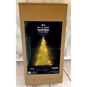 Noma Wall Christmas Tree Outdoor 4 Metre 320 Warmwhite Led Starry Nights - Christmas Tree Noma Wall Christmas Tree Outdoor 4 Metre 320 Warmwhite Led Starry Nights - Christmas Tree
