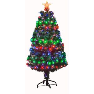Shatchi Christmas Tree 4ft Pre-Lit Green Fiber Optic Xmas Decor Shatchi Christmas Tree 4ft Pre-Lit Green Fiber Optic Xmas Decor