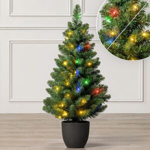 Christow Pre Lit Christmas Tree Avila Spruce Battery Powered With Timer 3ft Christow Pre Lit Christmas Tree Avila Spruce Battery Powered With Timer 3ft