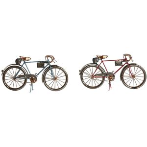 Decorative Figure Home Esprit Blue Red Bronze Vintage 28 X 6 X 15 Cm [2 Units Decorative Figure Home Esprit Blue Red Bronze Vintage 28 X 6 X 15 Cm [2 Units