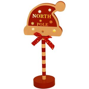Sodial 3x(Christmas Vintage Lights North Pole Sign Led Light Street Sign Christmas8136 Sodial 3x(Christmas Vintage Lights North Pole Sign Led Light Street Sign Christmas8136