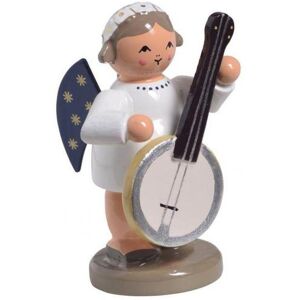 Kwo Kunstgewerbe-Werkstätten Olbernhau Gmbh Minifigure Angel With Banjo Wxdxh = 3x3x5cm New Miniature Instrument Figures Kwo Kunstgewerbe-Werkstätten Olbernhau Gmbh Minifigure Angel With Banjo Wxdxh = 3x3x5cm New Miniature Instrument Figures