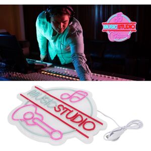 Music Studio Sign Dimmable Led Wall Door Decor Letter Light For Live Concer Kit Music Studio Sign Dimmable Led Wall Door Decor Letter Light For Live Concer Kit