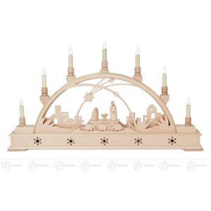 Großhandel Dregeno Candle Arches With Nativity, Electric Illuminated Bxhxt 64 Cmx36 Cmx7 Cm New Großhandel Dregeno Candle Arches With Nativity, Electric Illuminated Bxhxt 64 Cmx36 Cmx7 Cm New