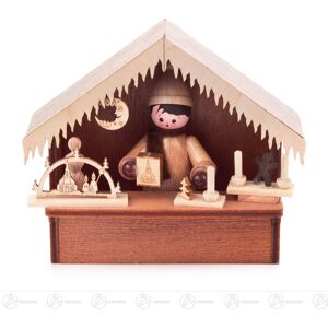 Großhandel Dregeno Christmas Miniature Christmas Market Stall Erzgebirge Folk Art H=approx 7.5cm Großhandel Dregeno Christmas Miniature Christmas Market Stall Erzgebirge Folk Art H=approx 7.5cm