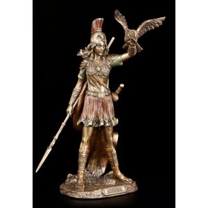 Athena Figure - With Spear And Owl - Athena Goddess Statue Greek - Veronese Athena Figure - With Spear And Owl - Athena Goddess Statue Greek - Veronese