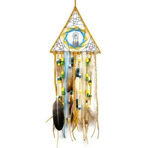 Sodial 3x(Dream Catcher, Handmade With Beads Turquoise1839 Sodial 3x(Dream Catcher, Handmade With Beads Turquoise1839
