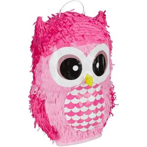 Relaxdays Set Of 4 Pinata Hanging Pinata Pink Owl Animal Birthday Celebration Relaxdays Set Of 4 Pinata Hanging Pinata Pink Owl Animal Birthday Celebration