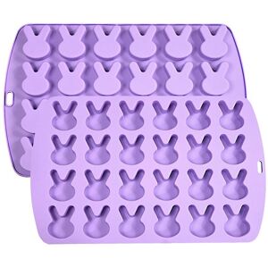 Sodial 3x(2pcs Easter Bunny Silicone Mold For Chocolate Ice-Cube Candle Mold D8a1)5683 Sodial 3x(2pcs Easter Bunny Silicone Mold For Chocolate Ice-Cube Candle Mold D8a1)5683