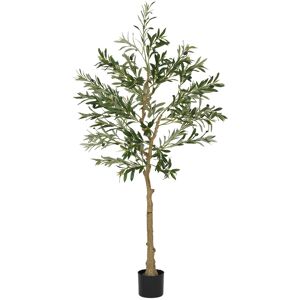 Homcom Indoor Artificial Plant, Faux Potted Silk Olive Tree - 150cm Homcom Indoor Artificial Plant, Faux Potted Silk Olive Tree - 150cm