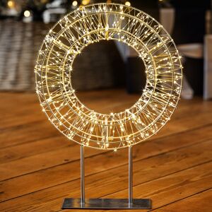 Christow Lighted Wreath Christmas Decoration 600 Warm White Micro Led Timer Christow Lighted Wreath Christmas Decoration 600 Warm White Micro Led Timer