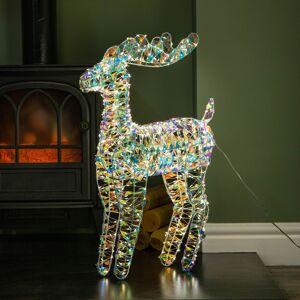 Samuel Alexander 60cm Light Up Iridescent Shimmer Christmas Reindeer With 720 Warm White Leds Samuel Alexander 60cm Light Up Iridescent Shimmer Christmas Reindeer With 720 Warm White Leds