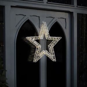 Charles Bentley Indoor Outdoor 50cm Light Up Christmas Star Charles Bentley Indoor Outdoor 50cm Light Up Christmas Star