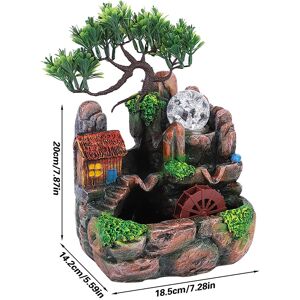 110v Us Plug Simulation Resin Desktop Fountain Rockery Decor Atomizing Home New 110v Us Plug Simulation Resin Desktop Fountain Rockery Decor Atomizing Home New