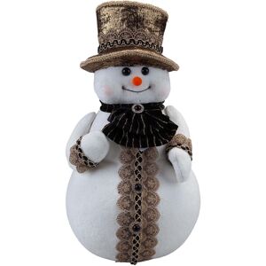 Vfm E-Store Christmas Snowman Decoration 39cm X 20cm White X 1 Vfm E-Store Christmas Snowman Decoration 39cm X 20cm White X 1