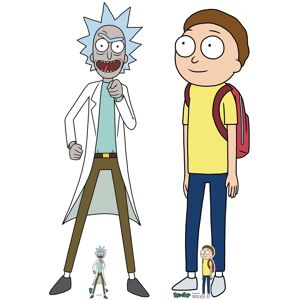 Rick And Morty Lifesize Cardboard Cutout Official Set Of 2 With 2 Free Minis Rick And Morty Lifesize Cardboard Cutout Official Set Of 2 With 2 Free Minis