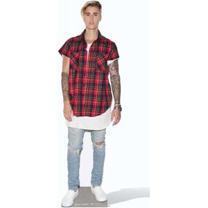 Justin Bieber Lifesize Cardboard Cutout / Standee Standup Lumberjack Shirt Style Justin Bieber Lifesize Cardboard Cutout / Standee Standup Lumberjack Shirt Style