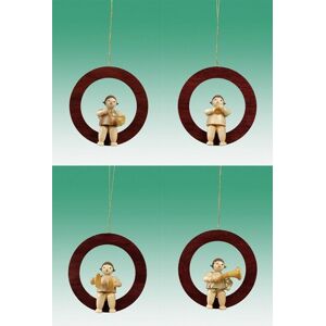 Kde-Kunstgewerbliche Drechslerei Ellmann Tree Trunk 4-Teilig / Angel In Ring Without Crown/natural Height Ca 6,5 Cm New Kde-Kunstgewerbliche Drechslerei Ellmann Tree Trunk 4-Teilig / Angel In Ring Without Crown/natural Height Ca 6,5 Cm New