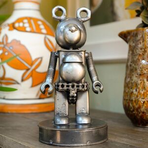 Black Country Metal Works 'Gearsy' The Bear Scrap Metal Art Sculpture Made From Recycled Materials Black Country Metal Works 'Gearsy' The Bear Scrap Metal Art Sculpture Made From Recycled Materials