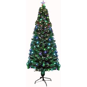 Shatchi Christmas Tree Pre-Lit Fiber Optic Pine Led Lights Xmas Home Decor Berries 5feet Shatchi Christmas Tree Pre-Lit Fiber Optic Pine Led Lights Xmas Home Decor Berries 5feet