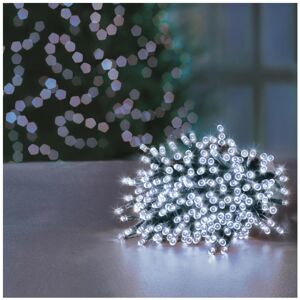 Christmas Crackers 300 Led Static Connectable Lights White 24m Indoors & Outdoors Xmas Decoration Christmas Crackers 300 Led Static Connectable Lights White 24m Indoors & Outdoors Xmas Decoration