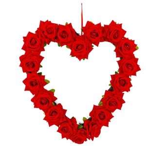 Sodial 2x(Roses Garland For Home Heartshaped Roses Flower Garland Decorative1415 Sodial 2x(Roses Garland For Home Heartshaped Roses Flower Garland Decorative1415