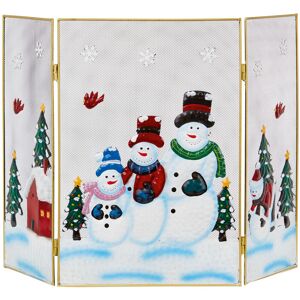 Premier Christmas Room Decoration - 50cm Decorative Fireguard Snowman Ac111827 Premier Christmas Room Decoration - 50cm Decorative Fireguard Snowman Ac111827