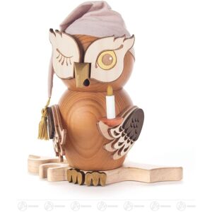 Großhandel Dregeno Smoking Man Owl Nightcap 16cmx17cmx13cm New Erzgebirge Incense Smoker Großhandel Dregeno Smoking Man Owl Nightcap 16cmx17cmx13cm New Erzgebirge Incense Smoker