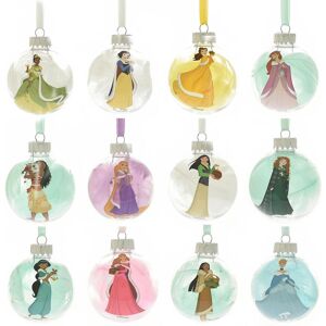 Disney Princess Baubles 60mm Feather Filled Christmas Tree Decoration Set Of 12 Disney Princess Baubles 60mm Feather Filled Christmas Tree Decoration Set Of 12