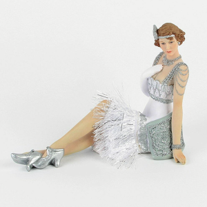 Widdop Figurine Lady Ornament Elegant Dress Gatsby Girls Figurine Sitting Evelyn 58230 Widdop Figurine Lady Ornament Elegant Dress Gatsby Girls Figurine Sitting Evelyn 58230