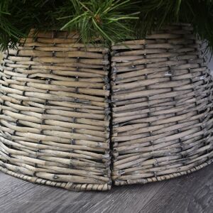 Samuel Alexander 48/70cm Kd Willow Christmas Tree Skirt Wicker Rattan - Large Natural Samuel Alexander 48/70cm Kd Willow Christmas Tree Skirt Wicker Rattan - Large Natural