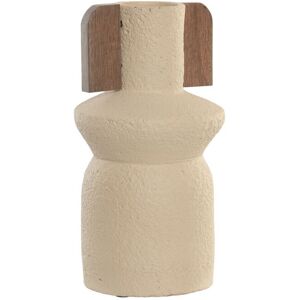 Vase Home Esprit Brown Beige Terracotta Mango Wood 15 X 15 X 31 Cm Vase Home Esprit Brown Beige Terracotta Mango Wood 15 X 15 X 31 Cm