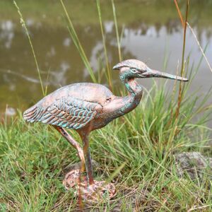 Black Country Metal Works Superb Freestanding Crane Garden Sculpture - High-Quality Metal Outdoor Ornament Black Country Metal Works Superb Freestanding Crane Garden Sculpture - High-Quality Metal Outdoor Ornament