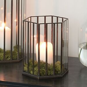 Pacific Lifestyle Antique Brass Candle Holder Hexagon Glass Metal Aisle Wedding Decor Lantern Pacific Lifestyle Antique Brass Candle Holder Hexagon Glass Metal Aisle Wedding Decor Lantern