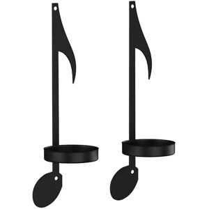 Sodial 3x(2pc Music Note Candle Holder Black Music Note Wall Sconce Vintage Art2023 Sodial 3x(2pc Music Note Candle Holder Black Music Note Wall Sconce Vintage Art2023