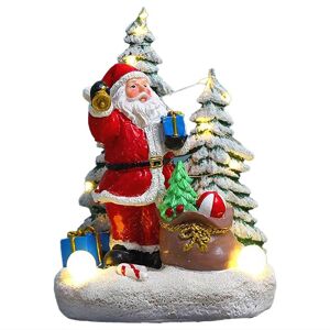 Sodial Glowing Ornaments Resin Crafts Christmas Gifts Santa6068 Sodial Glowing Ornaments Resin Crafts Christmas Gifts Santa6068