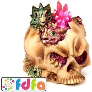 Puckator Elements Baby Dragon Led Crystal Skull Ornament Home Decor Puckator Elements Baby Dragon Led Crystal Skull Ornament Home Decor