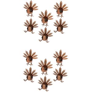 Sodial 3x(12pack Iron Turkey Tea Light Candle Holders Thanksgiving Candle Holder7730 Sodial 3x(12pack Iron Turkey Tea Light Candle Holders Thanksgiving Candle Holder7730
