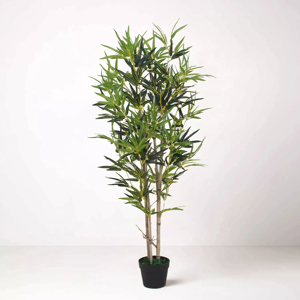 Linea 150cm Artificial Bamboo Plant In Pot Faux Indoor Home Decor Tree Oriental Green Linea 150cm Artificial Bamboo Plant In Pot Faux Indoor Home Decor Tree Oriental Green