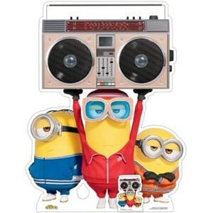 Star Cutouts Minions 2 Boombox Group Lifesize Cardboard Cutout 121cm Star Cutouts Minions 2 Boombox Group Lifesize Cardboard Cutout 121cm