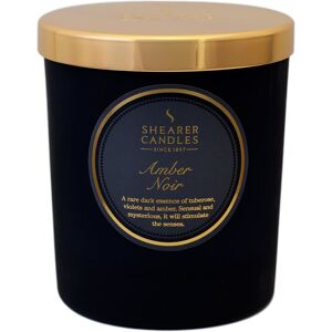 Shearer Candles Amber Noir Scented Jar Candle With Gold Lid, Black, 7cm L X 7cm Shearer Candles Amber Noir Scented Jar Candle With Gold Lid, Black, 7cm L X 7cm