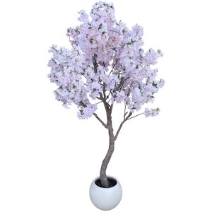 Leaf Large Artificial Cherry Blossom Tree With Decorative Planter 250cm Xxl Leaf Large Artificial Cherry Blossom Tree With Decorative Planter 250cm Xxl